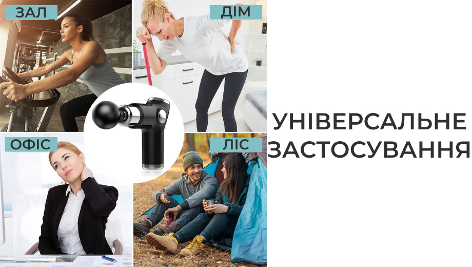 Масажер ручний перкусійний для тіла (7901)