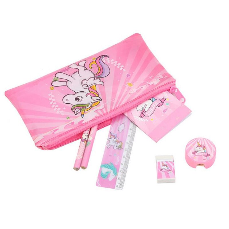 Дитячий канцелярський набір в чохлі Kawaii (5753)