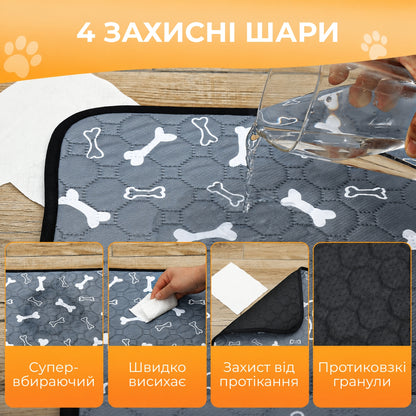 Багаторазова пелюшка для тварин 60x45 см (9441_0001)