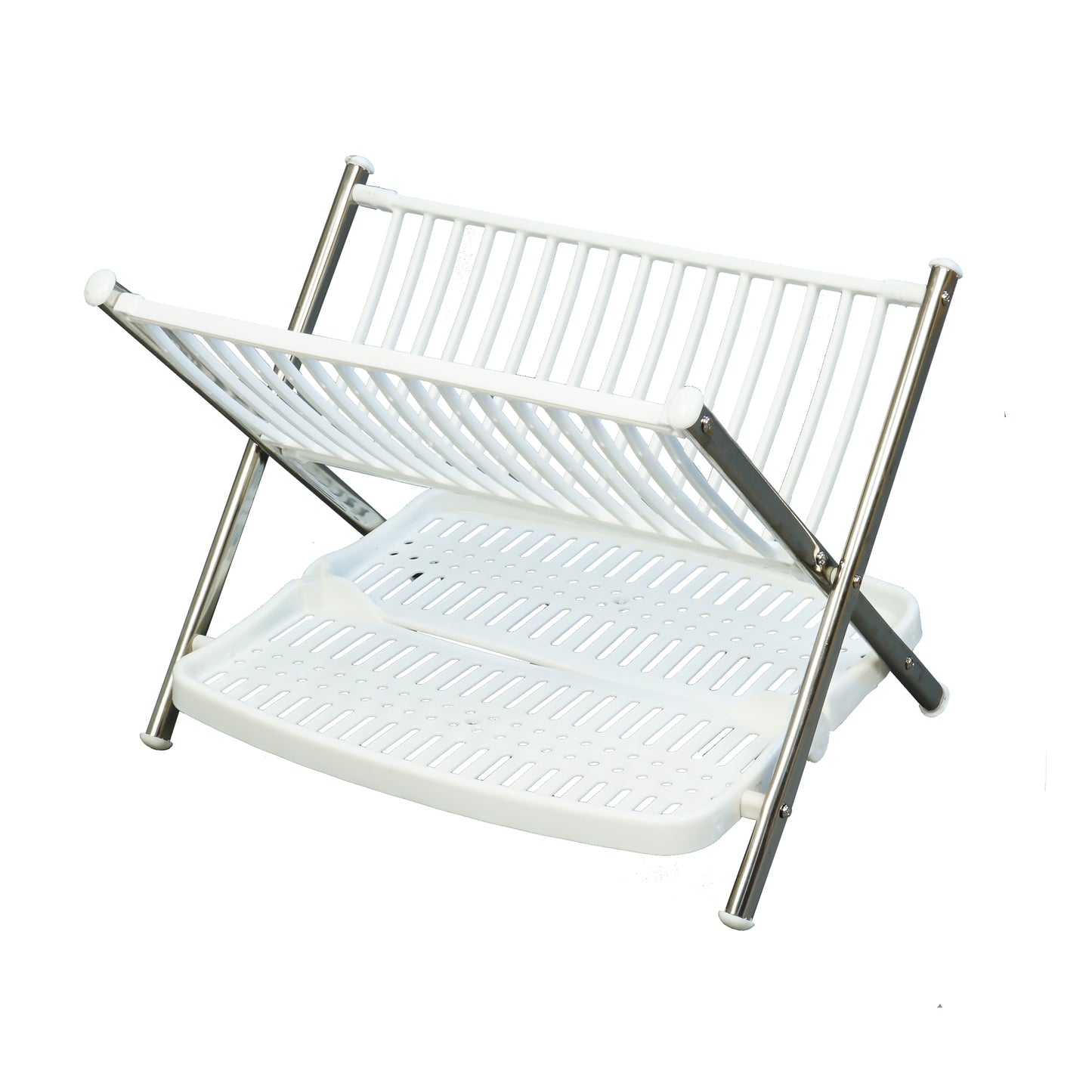 Сушарка для посуду Dish Rack двох'ярусна складна (5595)