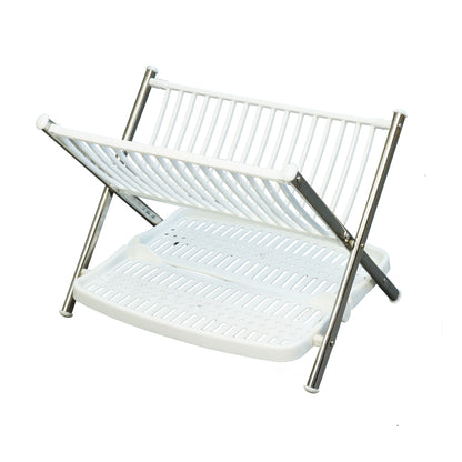 Сушарка для посуду Dish Rack двох'ярусна складна (5595)