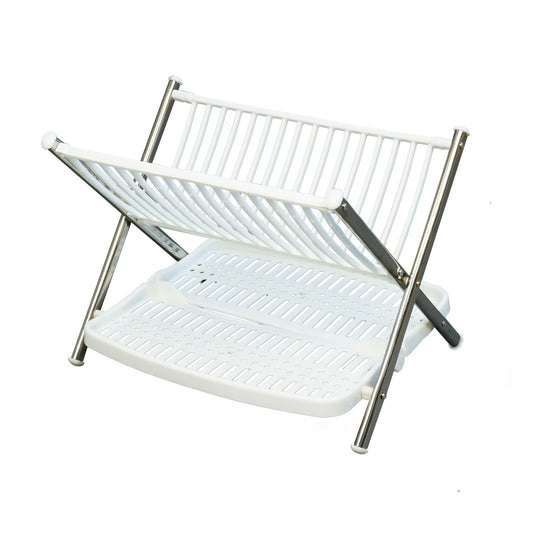 Сушарка для посуду Dish Rack двох'ярусна складна (5595)