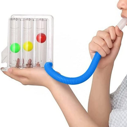Дихальний тренажер AIRM HEALTH з 3 кульками (8442)
