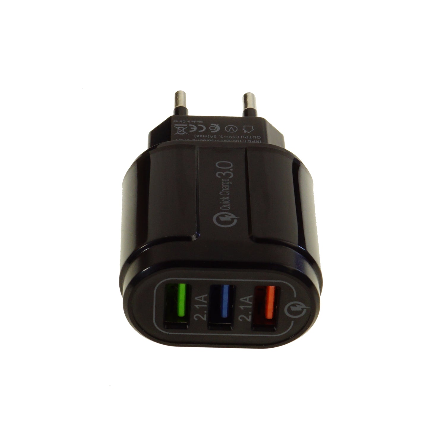 Адаптер швидкої зарядки на 3 USB порта (5988)