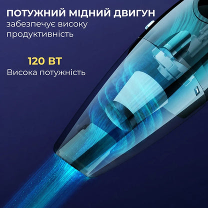 Автомобільний пилосос Supretto 4 в 1 з компресором (9484_0001)