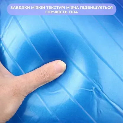 Фітбол, м'яч для фітнесу з насосом (d = 65см) (5705)