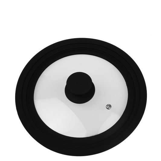 Кришка з силіконовим ободком, чорна