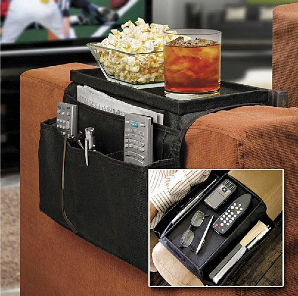 Органайзер на підлокітник дивана Arm rest organizer на 6 кишень зі стільницею (5593)