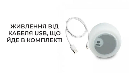 Силіконовий LED нічник-лампа "Кішечка" (5106)