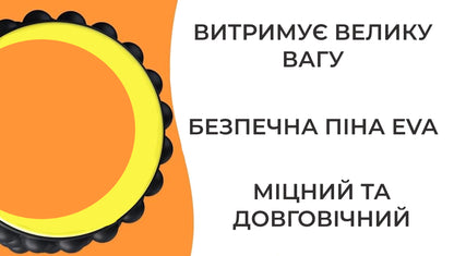 Колесо для йоги масажне (8649)