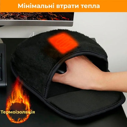 Килимок будиночок для мишки з підігрівом від USB (9131)