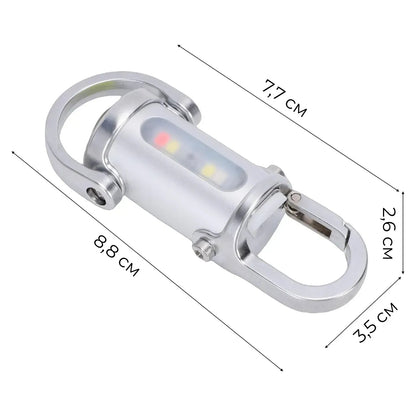 Кишеньковий ліхтарик брелок Supretto 1800 Лм (9482_0001)
