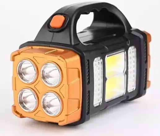 Ліхтар-повербанк з сонячною панеллю 40 LED, помаранчевий (7971)