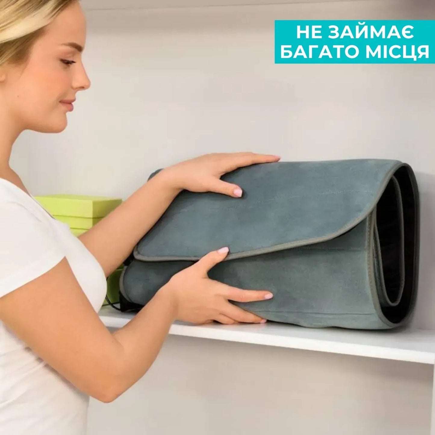 Масажний матрац Supretto з підігрівом (9258)