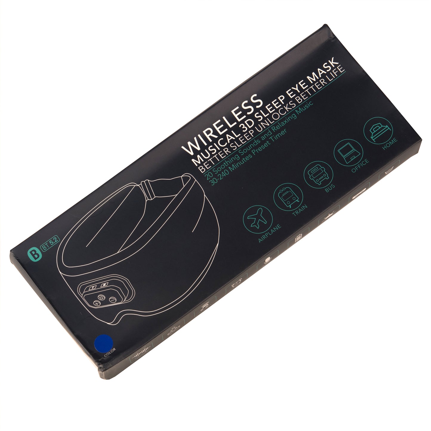Маска для сну і відпочинку з Bluetooth гарнітурою (9053)