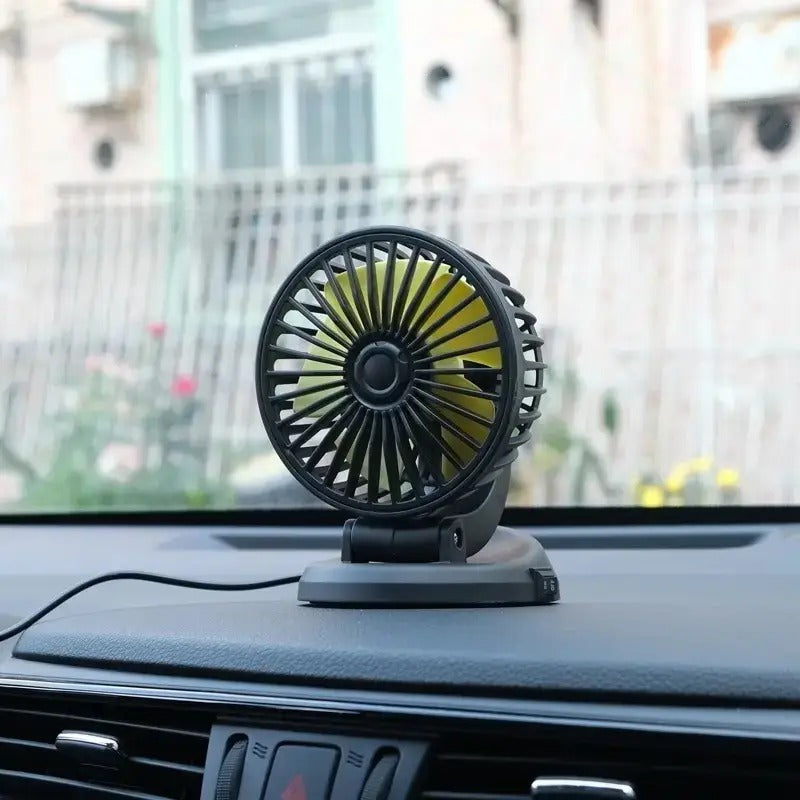 Міні вентилятор автомобільний від прикурювача (8290)