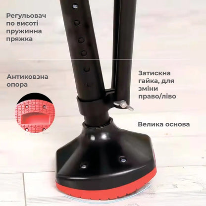 Милиця під коліно AIRM HEALTH Вільні руки (9002)