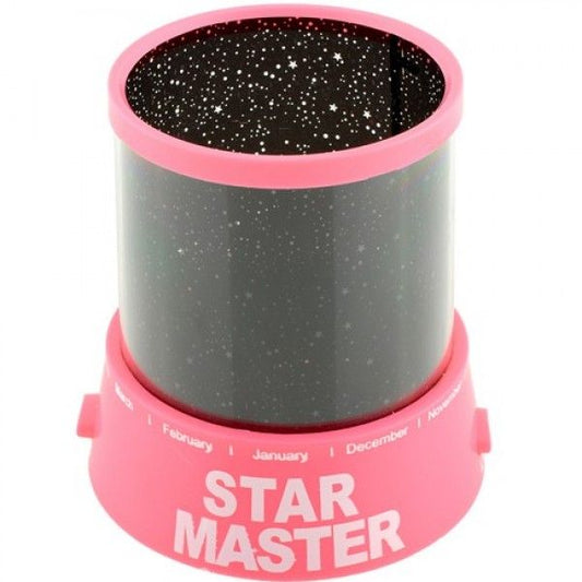 Нічник проектор Star Master від USB, рожевий