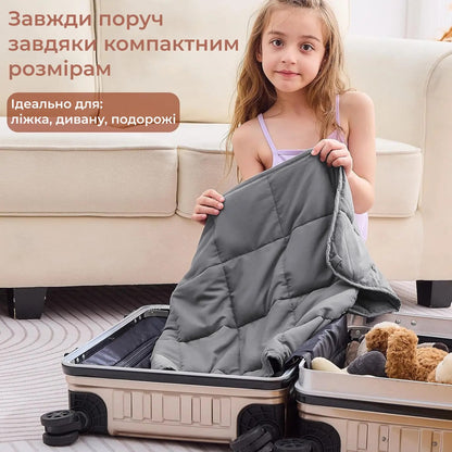 Обтяжена сенсорна ковдра 71x46 см, 2 кг (9078)