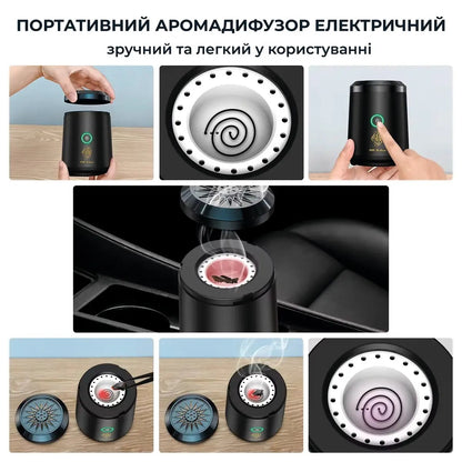 Портативний аромадифузор електричний (9047)