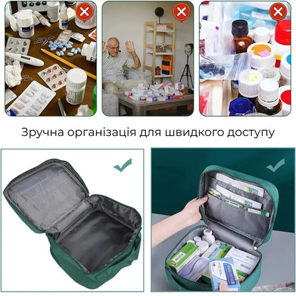Портативний органайзер аптечка для ліків Supretto (9439_0003)