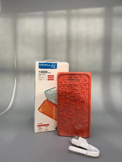 Повербанк Konfulon 10000 mAh, м’ятний (7970)