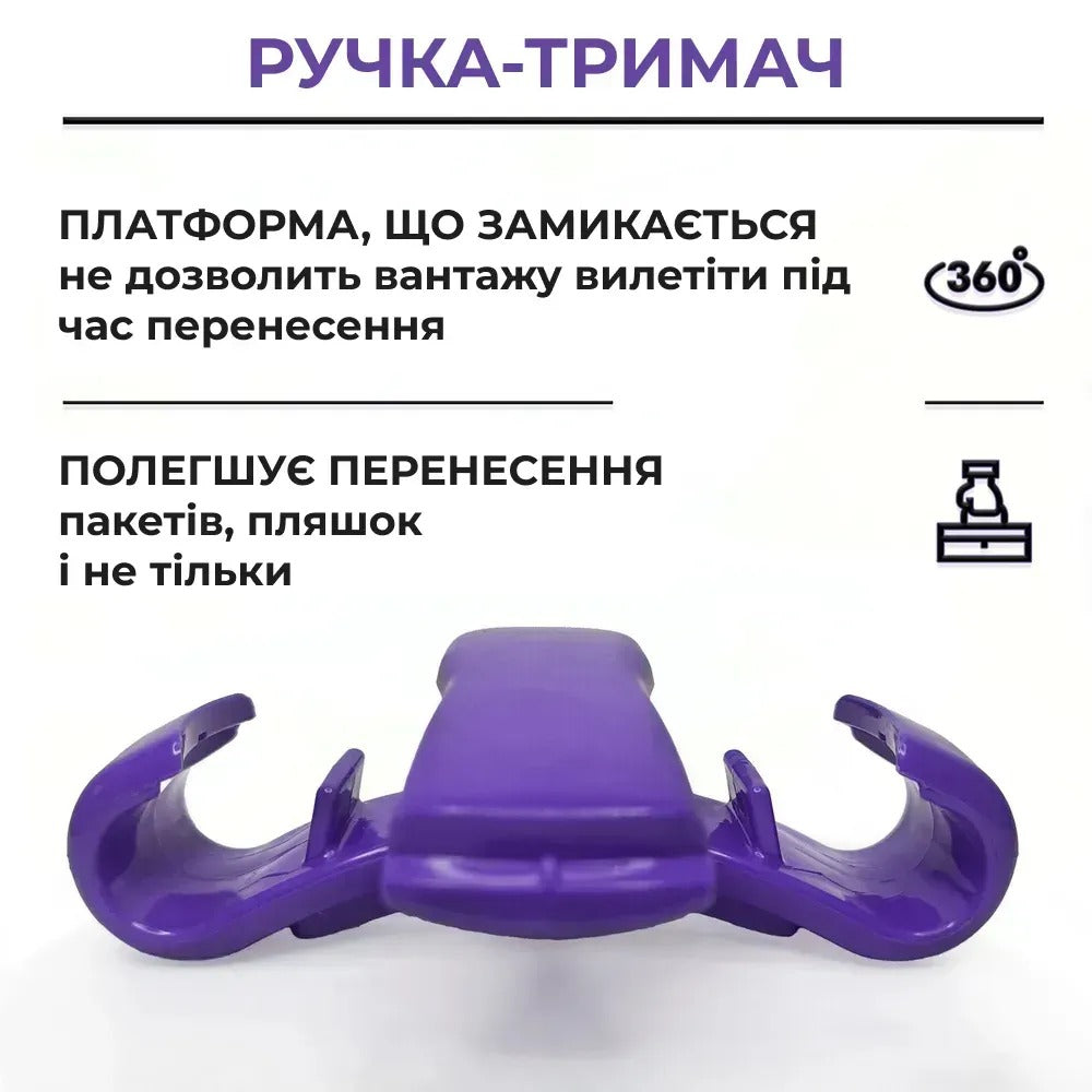 Ручка для перенесення пакетів та пляшок (8568)