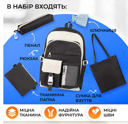 Шкільний набір Галілео 5 в 1 (8334)