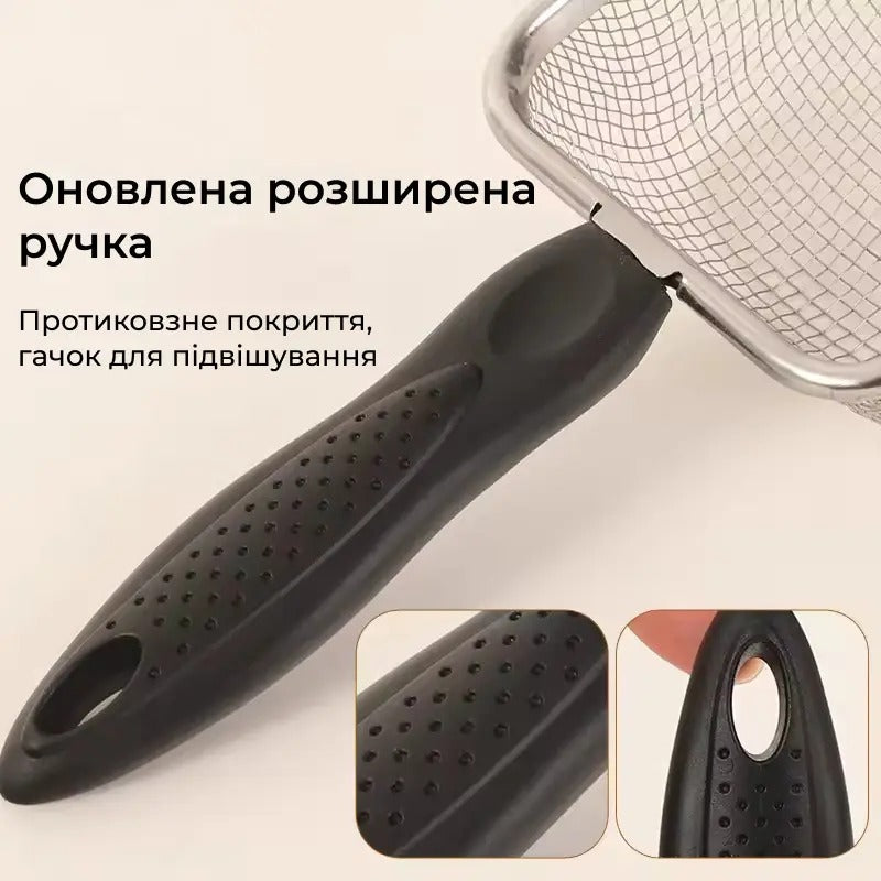 Совок для котячого туалету з нержавіючої сталі (9151)
