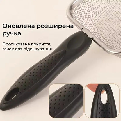 Совок для котячого туалету з нержавіючої сталі (9151)