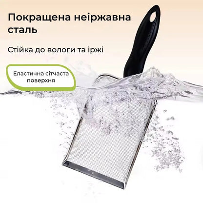 Совок для котячого туалету з нержавіючої сталі (9151)
