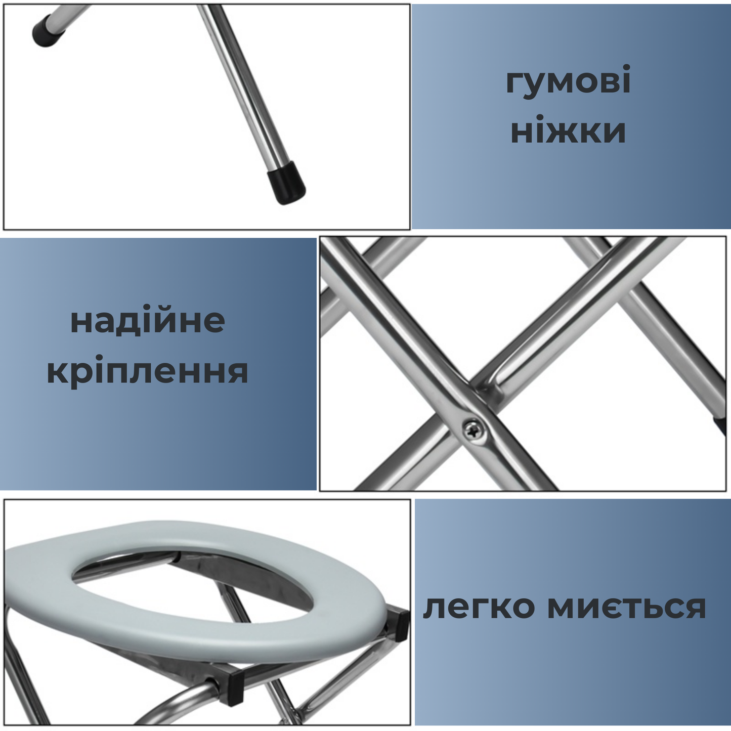 Туалетне сидіння AIRM HEALTH складане (7979)