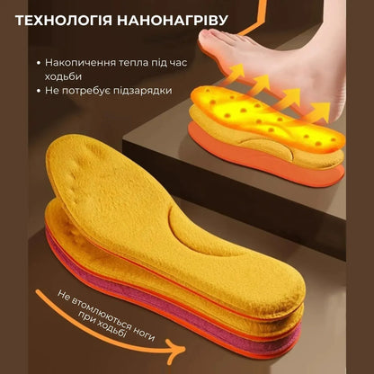 Устілки для взуття з накопиченням тепла комплект 2 пари 41-42 (91990001)