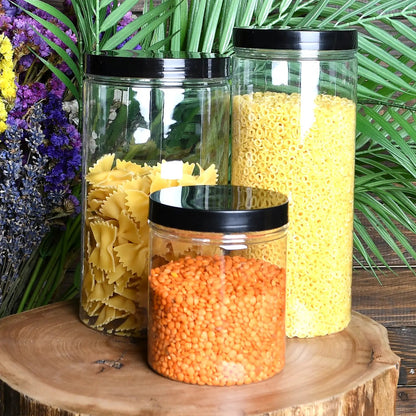 Ємність для зберігання сипучих продуктів та круп 1 л (8404)