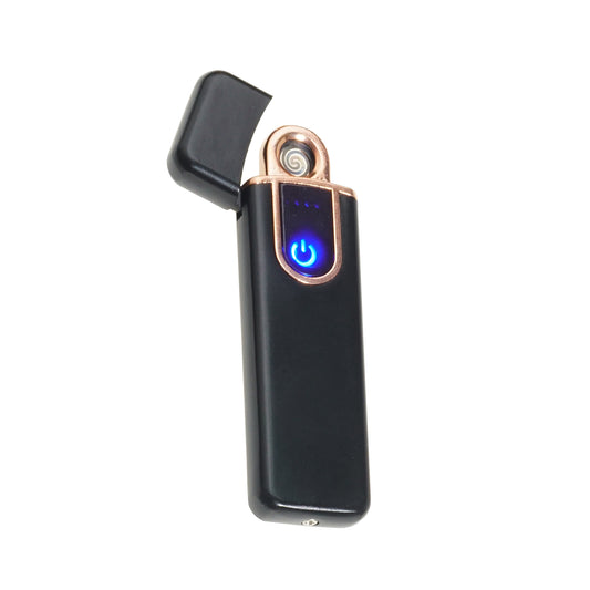 Запальничка сенсорна USB вітрозахисна з дисплеєм (6012)