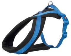 Шлея для собак Trixie Premium нейлон M 45-70 см/25 мм Синя (4011905203928)