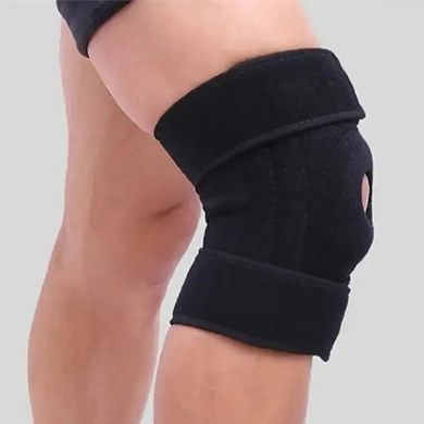 Бандаж коленного сустава с открытой коленной чашечкой Supretto регулируемый (8468)