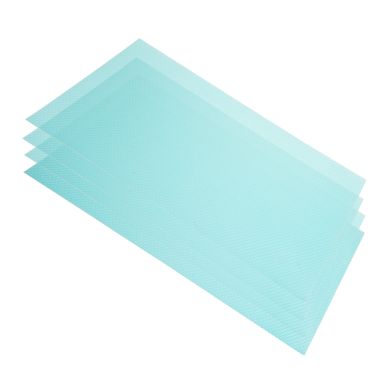 Антибактериальные коврики для холодильника 4 шт., голубые (5076)