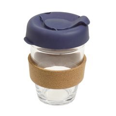 Чашка для кофе и чая Supretto с фильтром, синяя (уценка) (7080/1)