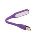 USB лампа для ноутбука мини, фиолетовая (5164)