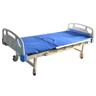 Медичне ліжко на колесах механічне 2-секційне (уцінка)