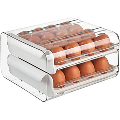 Контейнер для хранения яиц Supetto в холодильнике закрытый на 32 шт. (8567)