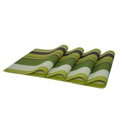 Комплект сервірувальних килимків 4 шт. зеленi