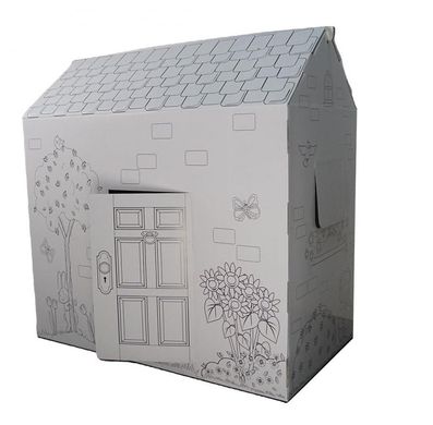 Картонный домик-раскраска (4955)