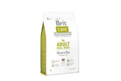 Сухий корм для дорослих собак дрібних порід Brit Care Adult Small Breed Lamb & Rice 3 кг (132707 /9898)