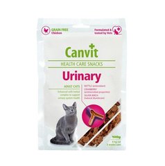 Напіввологі ласощі Canvit Urinary для профілактики інфекцій сечовивідних шляхів для котів 100 г (00-00029687)