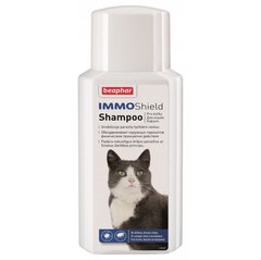 Шампунь Beaphar Immo Shield Shampoo for Cats від бліх, кліщів та комарів для кішок 200 мл (14178) (8711231141784)