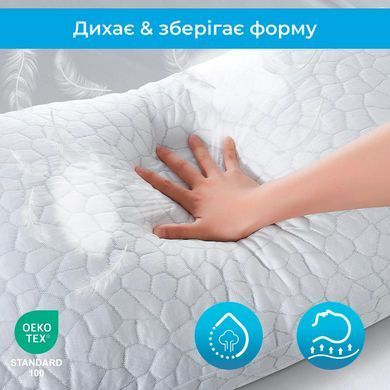 Подушка з подрібненою піною пам'яті регульована охолоджувальна (9080)