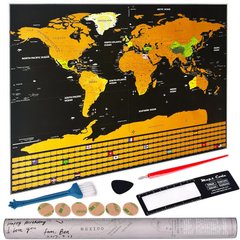 Скретч-карта світу (уцінка) (5795/3)