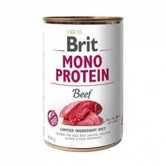 Вологий корм Brit Care Mono Protein Dog Beef для собак з яловичиною 400 г (9766)
